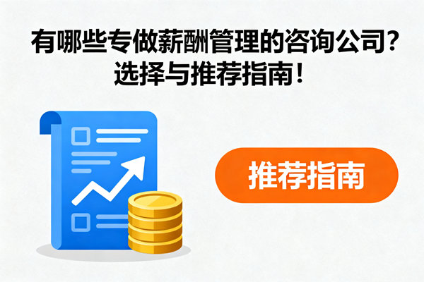 有哪些專做薪酬管理的咨詢公司？選擇與推薦指南！
