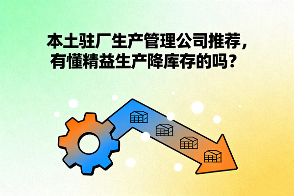 本土駐廠生產管理公司推薦，有懂精益生產降庫存的嗎？