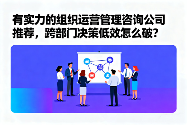 有實力的組織運營管理咨詢公司推薦，跨部門決策低效怎么破？