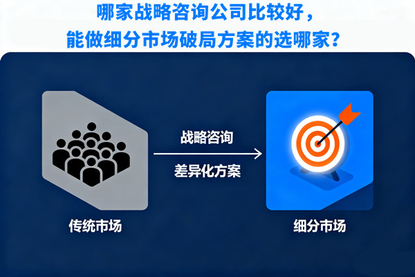 哪家戰(zhàn)略咨詢公司比較好，能做細(xì)分市場破局方案的選哪家？