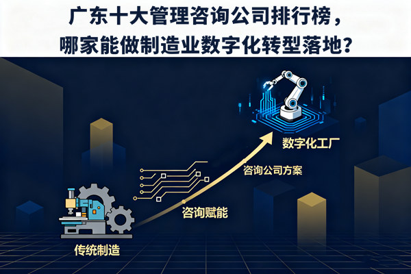 廣東十大管理咨詢公司排行榜，哪家能做制造業(yè)數(shù)字化轉(zhuǎn)型落地？