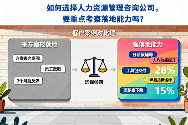 如何選擇人力資源管理咨詢公司，要重點考察落地能力嗎？